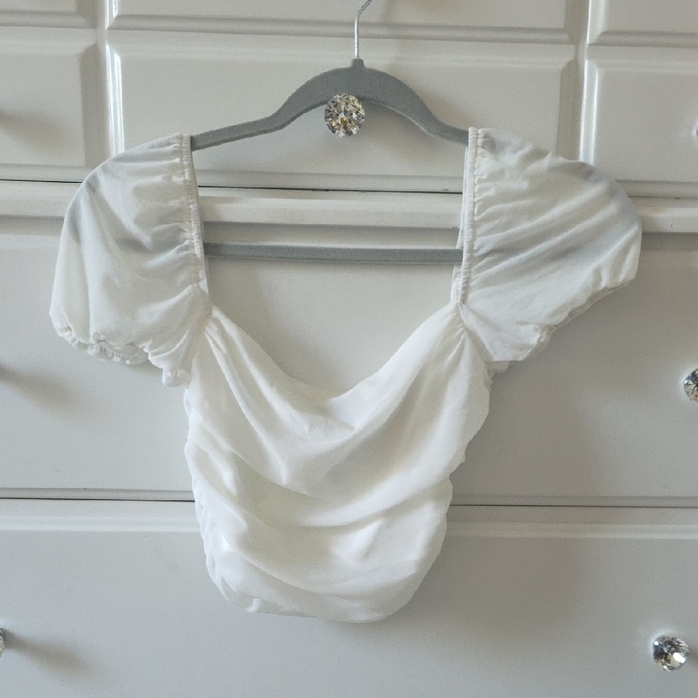 Elegant White Women's Top